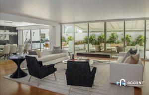 Living Room Sliding Doors- Accent Windows