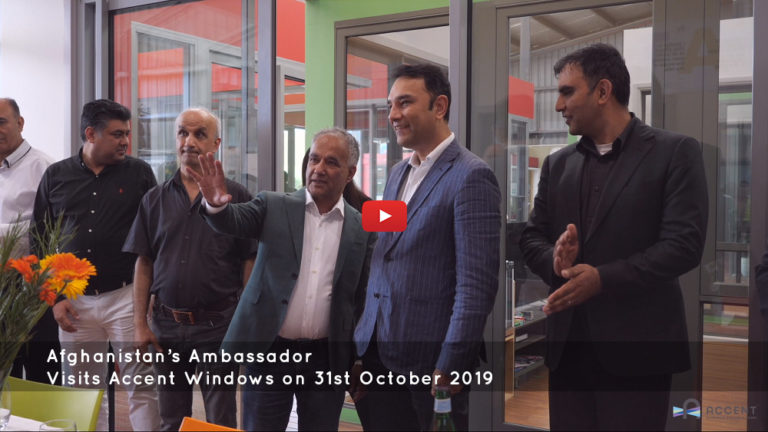 Afghanistan's Ambassador Visits Accent Windows